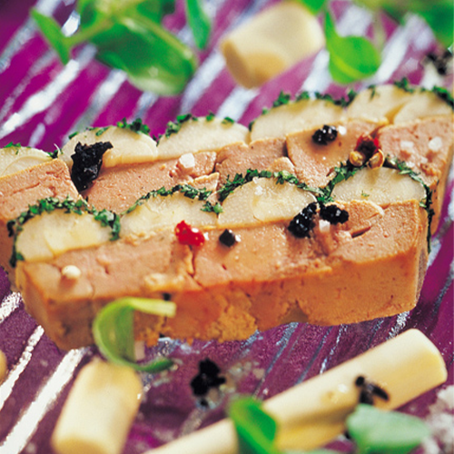 Pastel de Corazones de Palmito Gigante Verde® al foie gras y al perfume de trufa