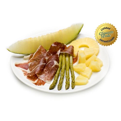 Ensalada de espárragos y jamón serrano recipe